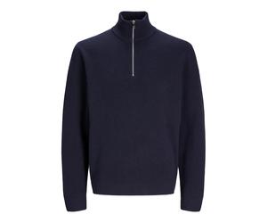 Zipped-neck sweater Jack & Jones Milano Bleu S