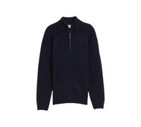 Zipped-neck sweater Tom Tailor Troyer Bleu L