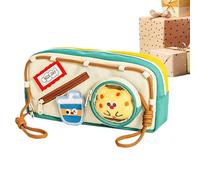 Zipped Pencil Case for School, Classroom, Office, At, Pizza Bear, Siehe | Cute pencil case kawaii stationery pens coloured pencils case girls birthday school classroom office