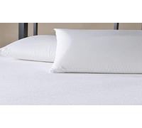 Zipped Pillow Cases Protectors Pack of 2 Anti Bed Bug Anti Dust Mite Hypo Allergenic Soft Smooth Touch