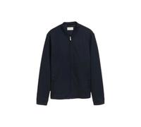 Zipped Pique Bomber Jacket Tom Tailor Bleu L