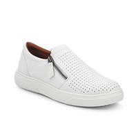 Zipped Slip-On Trainers - White Size 4