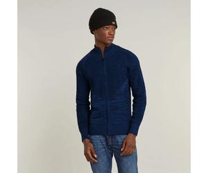 Zipped sweater G-Star 3D biker Bleu S
