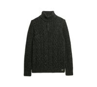 Superdry Jacob Cable Half Zip Sweater Black XL Men