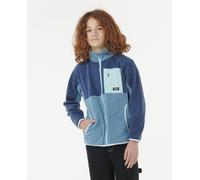 Zipped sweatshirt in Raw Energy block Fleece RIP CURL blue