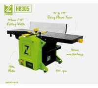 Zipper Hb305 305 mm Planer Thicknesser, 230 V