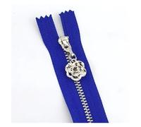 Zipper 2/5Pcs 3# Metal Zippers 18-70cm Auto Lock Closed&Open Zip for Sewing Bags Pocket Wallet Garment Zipper Repair Accessories(RoyalBlue,CLOSEEND-NO3-20CM_5PCS)