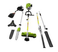 Zipper 5in1 Garden Tool GPS182J 51cc Brush Cutter Strimmer Chainsaw Trimmer