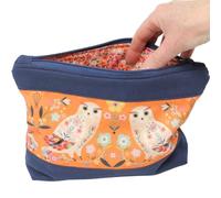 Zipper Bag Sewing Project Kit. Ideal Sewing Gift, Suitable for Confident Beginners. Kit Includes All Fabrics, Zip, Wadding & Thread to Craft This Lined Bag. Colour Instructions by Overdale Fabrics.