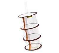 Zipper Bra Drying Basket Net Hanging Dryer Rack 3 Layers Herb Drying Rack Folding Net Hanging Dry Basket Outdoor