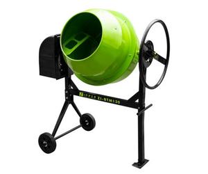 Zipper Btm130 130Ktr Concrete Cement Mixer - Cast Iron 550W 240V