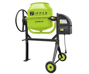 Zipper BTM130 130ktr Concrete Cement Mixer - Cast Iron 550W 240V