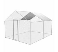 Zipper ZI-CR342 3 x 4m Chicken Run & Pet Enclosure, Green
