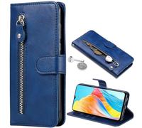 Zipper Case Wallet for Oppo A5i, Zipper Pocket with Card Holder for Women Men Flip Stand Cases, Magnetic Cover for Oppo A5i-09