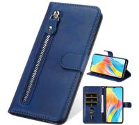 Zipper Case Wallet for Realme C71 4G India, Zipper Pocket with Card Holder for Women Men Flip Stand Cases, Magnetic Cover for Realme C71 4G India-04