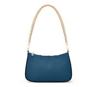 Zipper Classic Purse Hobo Totes Prussian Blue Medium Handbag Tote Women Prints Shoulder Purses with Chain Strap