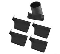 Zipper Closure Dust Collection Bag for Miter Saw, Compatible with 255 Model, 4-Pack Heavy-Duty Plastic Dust Collect Bags with Secure(A)