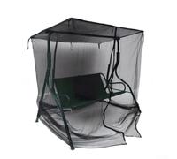 Zipper Closure Outdoor Swing Chair Netting, Large Mesh Sunshade Designed to Keep Insects Out and Provide Water Protection (185 * 125 * 205cm)
