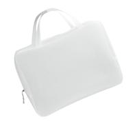 Zipper Cosmetic Purse White Eva Waterproof Mesh Makeup Bag