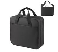 Zipper - Expandable Waterproof with 500 Sheet Capacity, Multi-Compartment File Organizer for Office, School, College | Briefcase Case, Trans Case