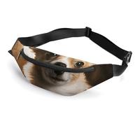 Zipper Fanny Pack for Men Women Fashion Waist Bag Stylish Crossbody Bags with Adjustable Strap Cute Chihuahua Travel Chest Bags Belt Bags for Running Hiking Workout Cycling, Cute Chihuahua, 14.2 × 5.9