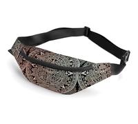 Zipper Fanny Pack for Men Women Fashion Waist Bag Stylish Crossbody Bags with Adjustable Strap Mayan Calendar End Of The World Travel Chest Bags Belt Bags for Running Hiking Workout Cycling, Mayan
