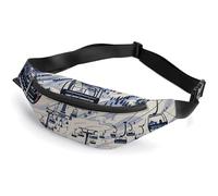 Zipper Fanny Pack for Men Women Fashion Waist Bag Stylish Crossbody Bags with Adjustable Strap Mount Horsney Ski Lift Travel Chest Bags Belt Bags for Running Hiking Workout Cycling, Mount Horsney Ski