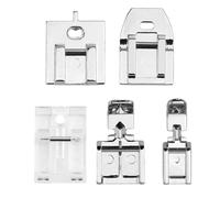 Zipper Foot for Sewing Machine - 5PCS Invisible Zipper Presser Feet Set - Compatible with Brother Singer Janome Low Shank Models - Durable Sewing Accessories for Quick Zip Installation