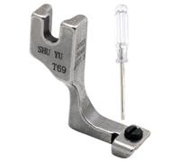 Zipper Foot for Sewing Machine, Adjustable Invisible Zipper Foot, Presser with Screwdriver, 3.9x2.4x0.8 inch Sewing Machine Presser Feet