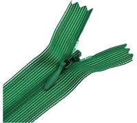Zipper, Invisible Zipper,5 pcs 60cm 3# Nylon Zippers Colored Coil Lace for Clothes, Cushion Tailor Accessory, Red(Groen)
