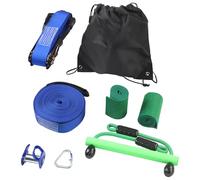 Zipper Kit for Outdoor Alloy Pulley Pulley Sliding Equipment Barrel Zipline Kit Warrior Obstacle Monkey Course Random Bar Color