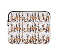 Zipper Laptop Messenger Bag, Case Sleeve Suitable for 15 in to 16 in Notebook Bag, Shoulder Strap Tablet Briefcase African Black Woman Classic Afro American Women Print