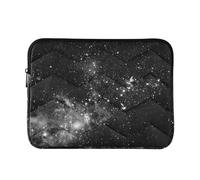 Zipper Laptop Messenger Bag, Case Sleeve Suitable for 15 in to 16 in Notebook Bag, Shoulder Strap Tablet Briefcase Print Galaxy Space Starry Universe