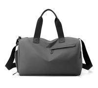 Zipper Large Capacity Oxford Cloth Travel Bag Simplicity Waterproof Leisure Vacation Luggage Bag Large Duffle Bag(Grey)