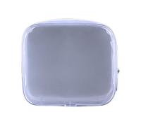 Zipper Make-Up Storage Bag - Transparent Travel , Clear Toileetry Bag, Waterproof Beauty Case, Cosmetic Carrier, Dustproof Container with Large Capacity for Purses