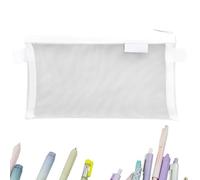 Zipper Mesh Pouch - Zipper Pen Storage Bag - Wear-Resistant Cosmetic Organizer Stationary Supplies for Students Friends Boy Girl Adults Children Teen