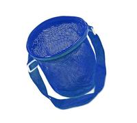 Zipper Net Bag Portable Beach Toy Organizer Seat Shell Collection for Kids Pebble Beach Toys Easy Carry Shoulder Bag for Carry Bag