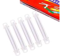 Zipper, Paper Zipper, 2 Holes, Document Binding, 80mm, 50 Sheets, Color Coded Filing, Looper Zipper, for Documents and Slips, Office Supplies, Multicolor (White) Practical Treatment