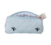 Zipper Pencil Case, Pencil Holder Case - Students Storage Case with Tie Tie, Sovereign Eraser Marker School Stationery Container Cosmetics Organizer for Women, a