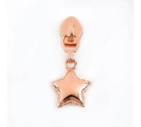 Zipper Pull 5 Pcs 5# Pulls for Nylon Zippers Handbag Plastic Head Sliders Bag Zip Puller Repair Kits DIY Sewing Accessories Replacement(Rosegold 2)