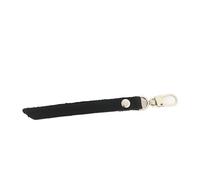 Zipper Pull Leather Puller End Replacement Kit Fastener Zip Slider for Backpack Luggage DIY Repair Sewing Accessories(Silver+Black)