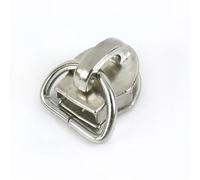 Zipper Pull Replacement 10/30/50Pcs D Ring 5# Zipper Head Pulls for Nylon Zip Tapes Sliders for Bag Repair Kit Replacement DIY Sewing(Silver,20PCS_FORNYLON-NO5)