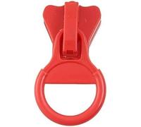 Zipper Pull Replacement, Metal Fastener,Super Large Plastic #20(Plastic Pull Red)