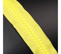 Zipper Pull Replacement, Metal Fastener,Super Large Plastic #20(Yellow 1m(no Pull))