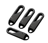 Zipper Pull Replacement Parts, Zipper Pull Replacements 40pcs Multicolor(Black)