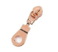 Zipper Pull Replacement Parts, Zipper Pulls 50Pcs Size 5 Multicolor(Rosegold)