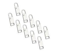 Zipper Pull Replacement Zipper Repair Set Slider Metal Handle Mend Fixer Detachable Head Pull Tab for Luggage Backpack Set Handbags Clothing