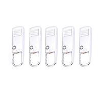 Zipper Pull tab, 5pcs zinc Alloy Detachable Zipper Replacement, Metal mend Fixer for Jackets, Backpacks, Coats, Boots, Head for suitcases, Luggage, Bags, DIY Repair kit