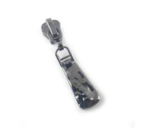 Zipper Pulls 10/20Pcs Zipper Puller Head for 5# Nylon Metal Resin Zips Bag Pocket Zippers Slider Repair Kits Replacement Sewing(Black,for Metal Zipper_20PCS)