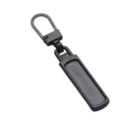 Zipper Pulls 100pcs Detachable Metal Zipper Pullers Universal Repair Kit for Suitcases Bags Clothing Instant DIY Sewing(Black)